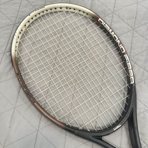 Gamma Power Series Diamond Fiber Tennis Racket Raquet M5.5 Oversize Tension 63 - Picture 2 of 24