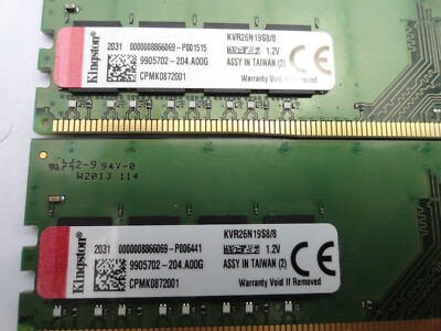 Kingston - Kingston製　KVR26N19S8/16　DDR4 PC4-21300 16GB キングストン KVR26N19S8/16 [DDR4 PC4-21300 16GB] 価格比較