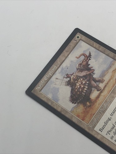 Magic The Gathering Noble Elephant Mirage Common Creature Vintage - Picture 2 of 9