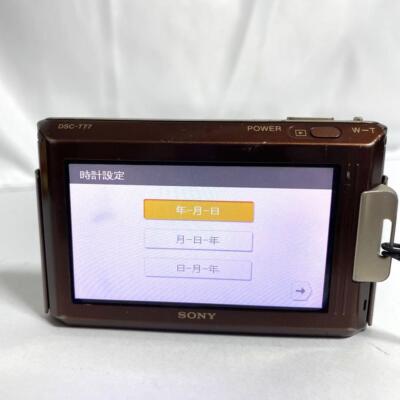 SONY DSC-T77 Digital Camera Brown Cyber Shot 4.0x Optical Zoom | eBay
