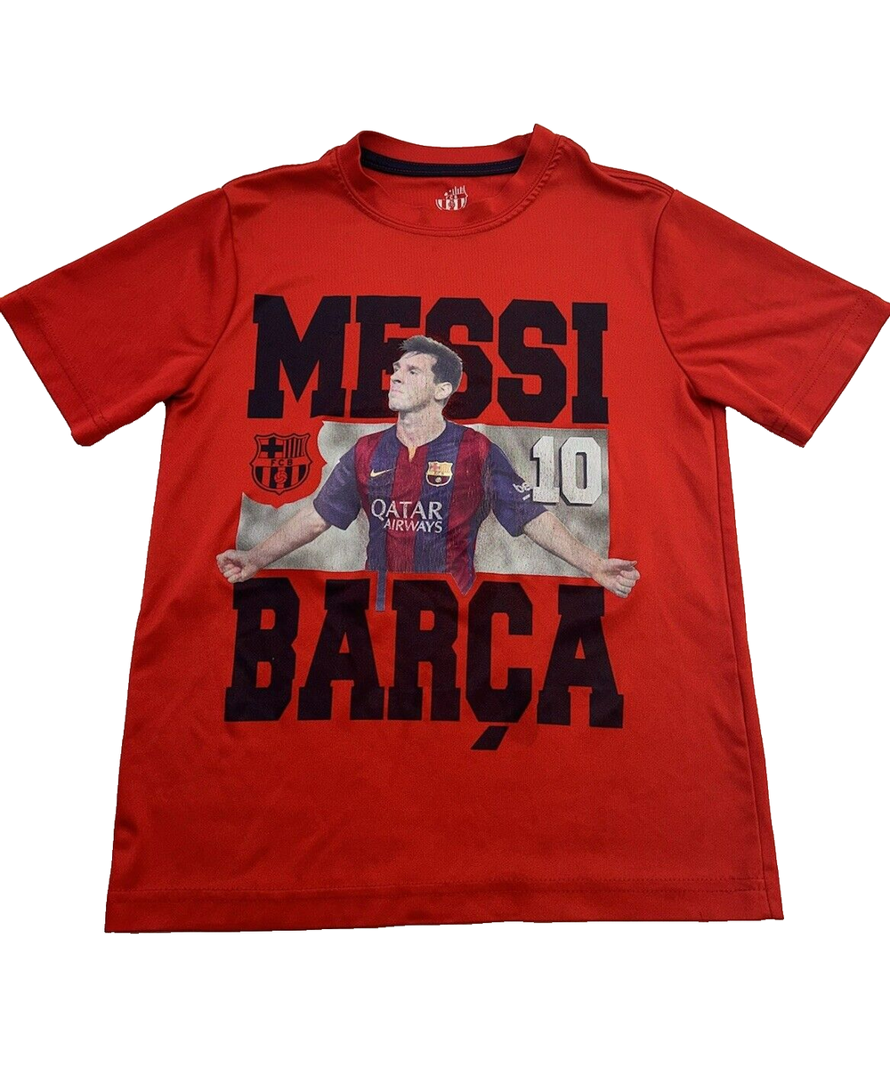 FCB Barcelona Messi 10 Black Soccer Jersey Unicef Men's Qatar