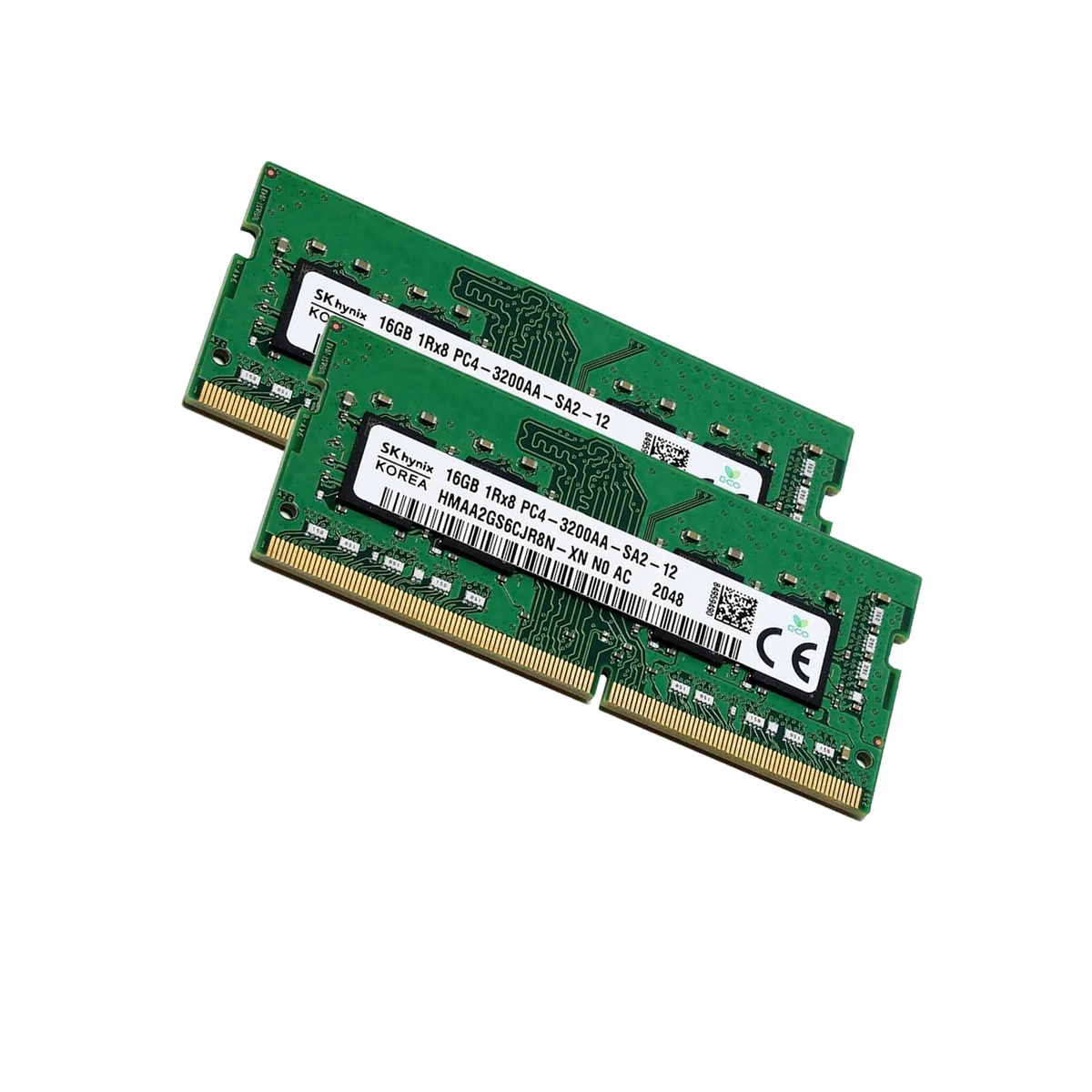 SK Hynix 32GB(2 x16GB) 1RX8 PC4-25600 DDR4 3200MHz SODIMM RAM CL22 Laptop Memory