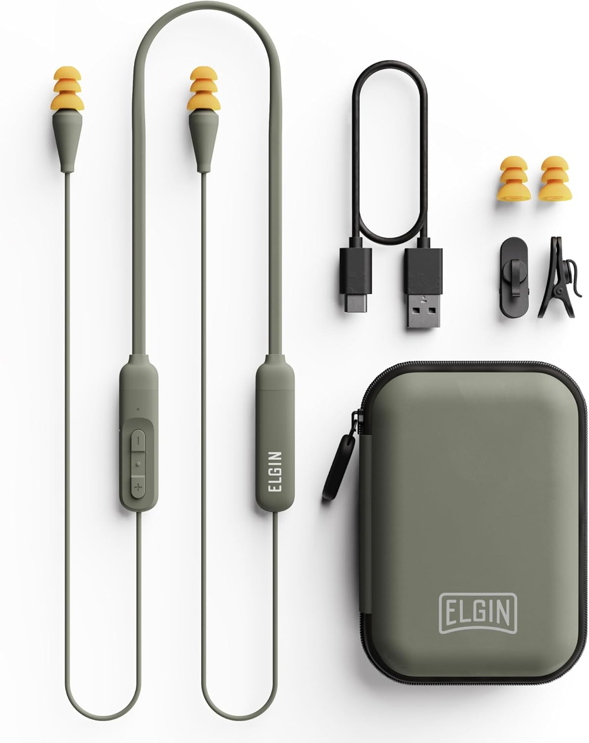 Elgin Discord Bluetooth Safety Earbuds with Noise Isolation OSHA Compliant