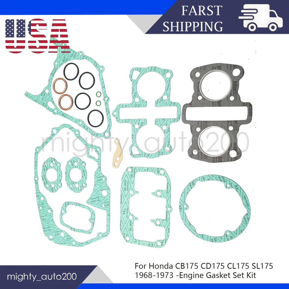 JUEGO DE JUNTAS DE MOTOR PARA KAWASAKI KZ750 GPZ750 19821983 19841985 VG-461 Foto 3 de 4