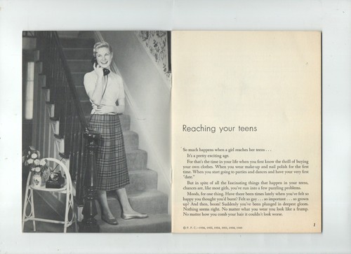 three vintage booklets explaining menstruation to girls: "The Facts of Life" lot - Picture 8 of 16