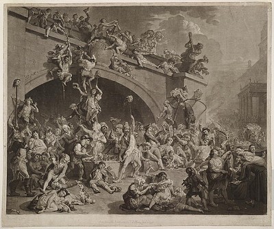 Plundering the King's Cellar,Paris,France,1793,Storming of Tuileries Palace