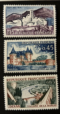 Timbres France Sér.Tour. 1961-62 , N° 1311,1313,1315,neufs**