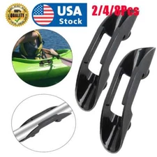 Kayaks Boat Paddle Holder Clip for Canoe Boats Marine Mount Black Accessories