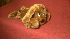 Vintage 12" Graphics International FLOPPY PUPPY DOG w/ COLLAR plush stuffed 1983
