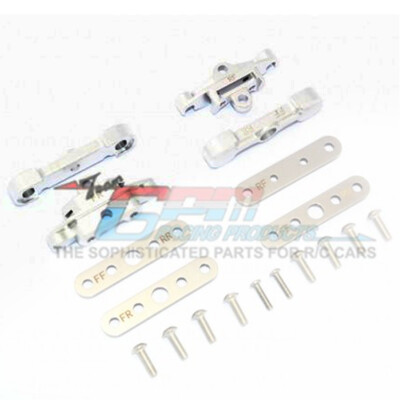 NEW GPM Alum Front + Rear Lower Arm Tie Bar Mount Silver Maxx FREE US SHIP