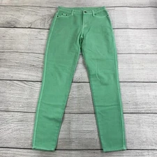 DG2 Mid Rise Jeggings Women size 2 T Soft Casual Skinny Stretch Pants - Mint