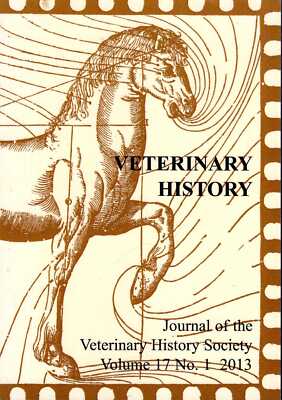 Jones, Bruce V  VETERINARY HISTORY : JOURNAL OF THE VETERINARY HISTORY SOCIETY,