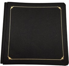 Creative Memories 12x12 Album Black with Gold Trim New Album, with pages, NOOP