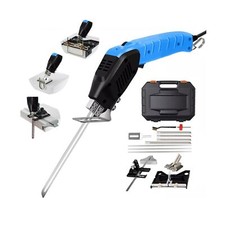 Electric Foam Cutter Air Cooled Hot Knife Styrofoam Cutting Tool with 4 Blade...