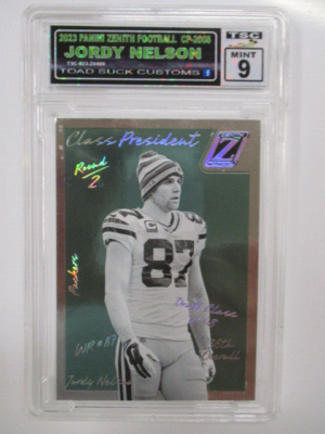 2023 Panini Zenith Football Class President Jordy Nelson CP-2008