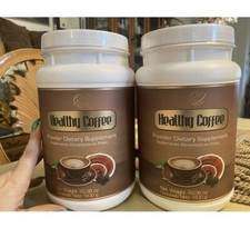 Lot 2 LARGE JUMBO BOTTLE healthy coffee Caf 49.38oz1400g GANODERMA 280 04/2027