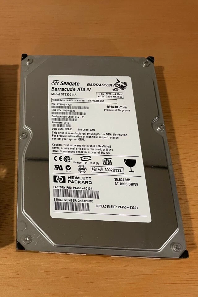Seagate 30 GB Internal Hard Disk Drives for sale | eBay