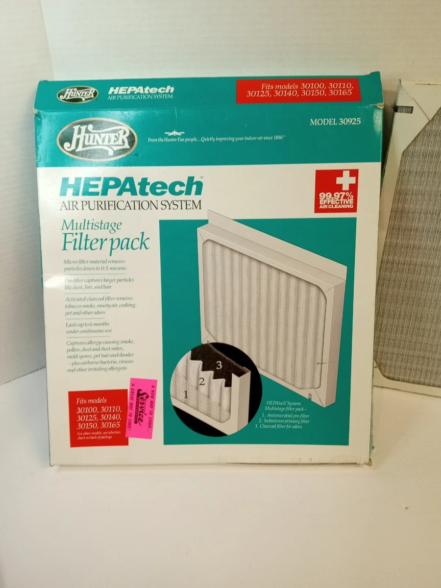 Hunter air sale purifier model 30100