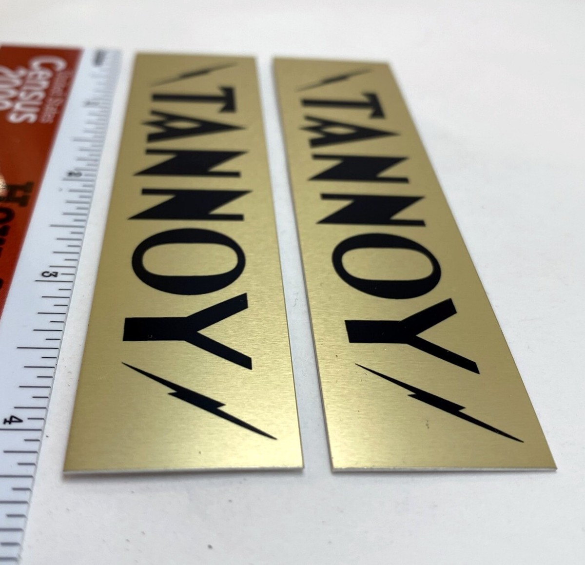 セール，お得】 ♪☆TANNOY☆貴重☆スピーカーエンブレム☆TANNOYロゴ