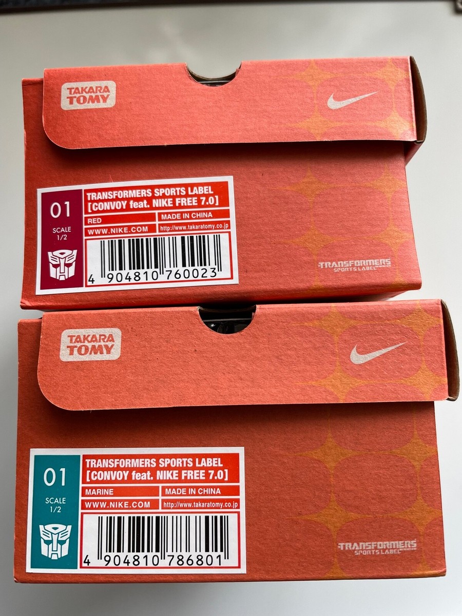 Transformers Sports Label Optimus Prime and Marine Takara NIKE
