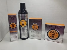 Beard Guyz 4 Lot Bundle Beard Oil, Wash, Serum, & Balm New!