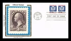 Dr Jim Stamps Colorano Silk Cachet FDC E Rate Official Mail Coil Pair 1988