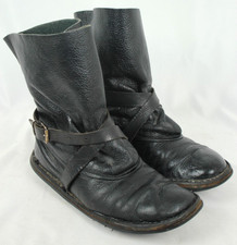 TRIPPEN WOMEN'S BLACK LEATHER SLOUCH BOOTS SIZE 38 GUC!