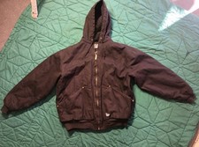 Vintage Y2k Walls Blizzard Pruf Jacket Men's Black Full Zip Hood Like Carhartt