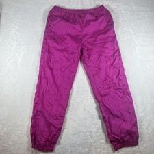 Vintage JCPenny USA Olympics Pants Woman S Windbreaker Track Purple Ankle Zip
