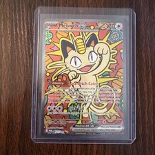 Carta rara illustrazione speciale MEOWTH EX • 121/88 • POKEMON ME03: ordine perfetto