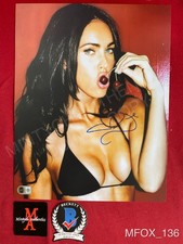 Megan Fox autographed signed 11x14 photo Beckett Transformers Jennifer's Body