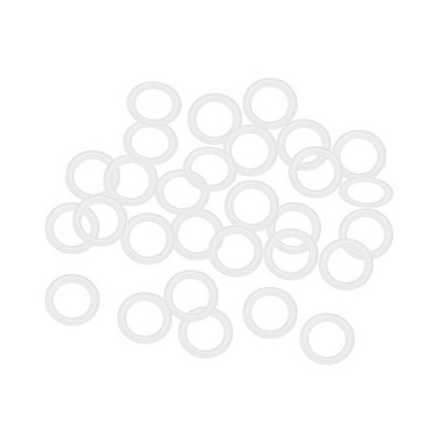 Silicone O-Rings 9.5mm OD, 6.5mm ID, 1.5mm Width, Seal Gasket White 30Pcs *kk