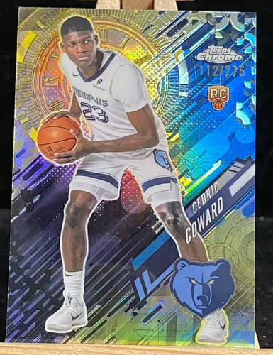 2025 Topps Chrome Cedric Coward Refractors Yellow (RAW)