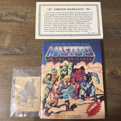 Masters of the Universe He-Man and the Power Sword Mini-Comic #1 1981 Very Nice!