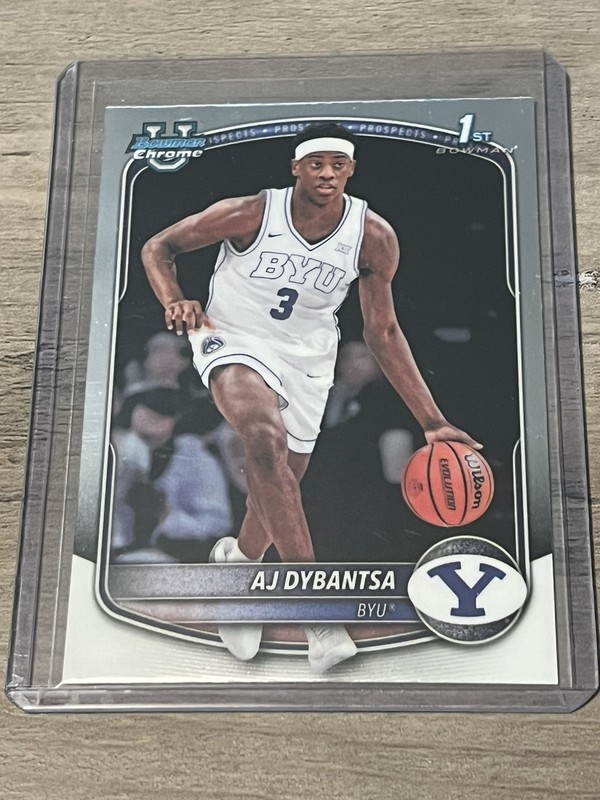 2025-26 Bowman AJ Dybantsa Chrome 1st Prospect #BCP-1 Cougars