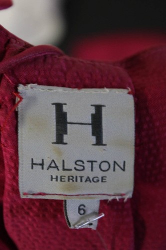 Halston Heritage Womens Layered Side Split Pullover Tank Top Blouse Pink Size 6 - Picture 4 of 4
