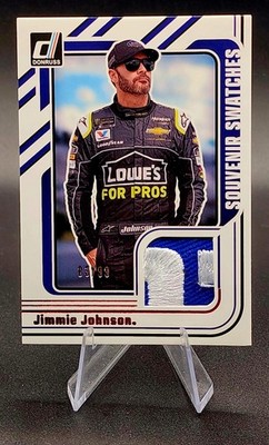 2026 Donruss Jimmie Johnson Souvenir Swatches Red Foil /99 #SVS-JJN 