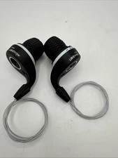 Microshift MTB Bike Bicycle Twist Grip Gear MS25-6 Shifters 3X6 Speed DIP Compat