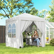 2m x 2m Garden Heavy Duty Pop Up Gazebo Marquee Party Tent Canopy