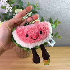 Jelly-cat Amuseable Watermelon Bag Charm Plush Keychain Cute Soft Gift NWT