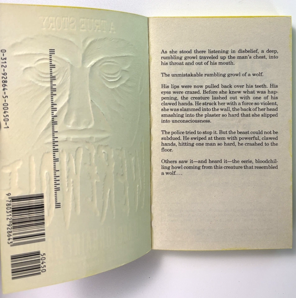 WEREWOLF Ed Lorraine Warren (SMP, 1991) FIRST PRINTING The Conjuring Horror RARE Foto 3 de 4