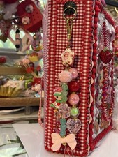 Strawberry Shortcake Journal Tassel | Beaded Spine Charm Accessory