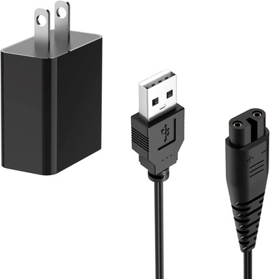 Charger with USB Cord for Hatteker RSCX-7568 Hair Trimmer Pro Clippers