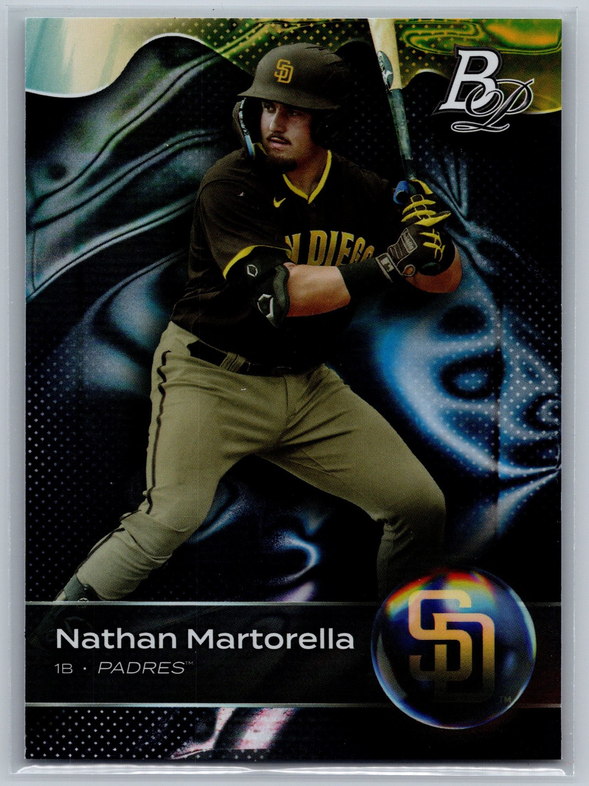 2023 Bowman Platinum Top Prospects #TOP-8 Nathan Martorella - San Diego Padres