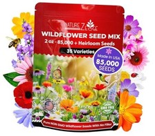  Wildflower Seeds Mix – 2 Oz, 85,000 Seeds, 35 Variety Perennial & Annual 2 oz 142.72 per gallon