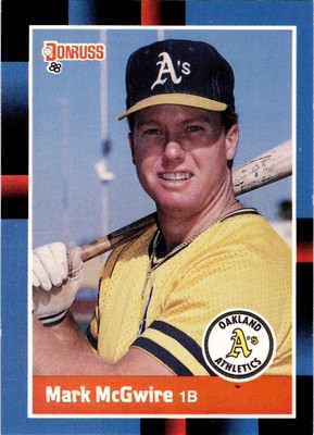 1988 Donruss #256b Mark McGwire - Oakland Athletics