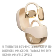 Language Translator Earbuds Wireless AI Headphones 144 Languages for Android iOS