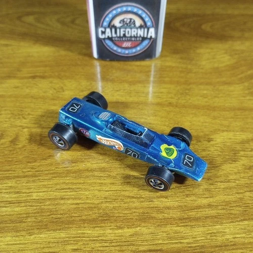 Hot Wheels Black Base Grand Prix Series Redline Lotus Turbine Hong Kong 1969