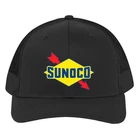 Sunoco Company Black Trucker Hat Cap Adult Size