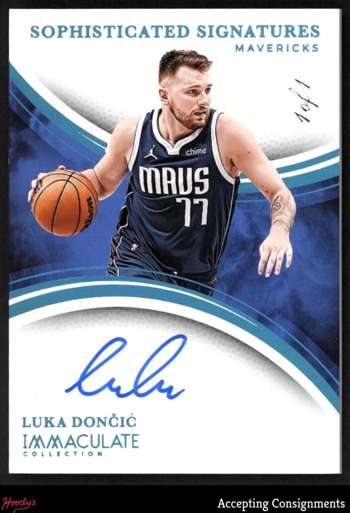 Luka Doncic 2024 Immaculate #29 Sophisticated Signatures /99 Price
